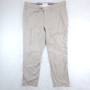 Brax Chino Pants Mens 40x34 (Actual 38x28) Beige Evans Regular Fit Straight